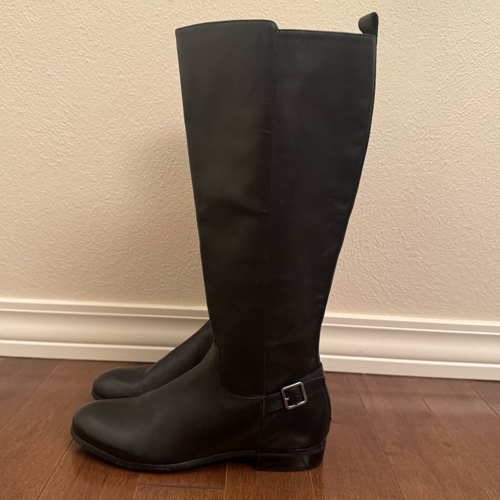 Ciao Bella Black Leather Riding Boot - Picture 4 of 16